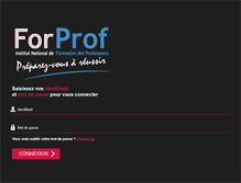 Tablet Screenshot of forprof-elearning.com